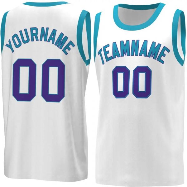 Camiseta-de-baloncesto-personalizada-uniforme-de-baloncesto-a-adir-cualquier-n-mero-de-nombre-del-equipo.jpg_ Basket Shirt- White